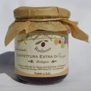Organic products Extra plum jam from the Rudasso farm